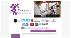 Desktop Screenshot of cyceron.fr