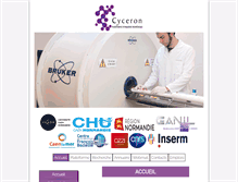 Tablet Screenshot of cyceron.fr